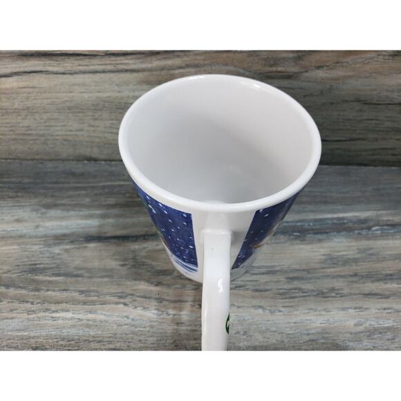 Snowman Candy Cane Winter Coffee Mug - Picture 5 of 7